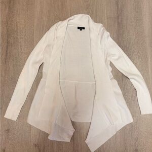 Verve Ami White Open Front Cardigan